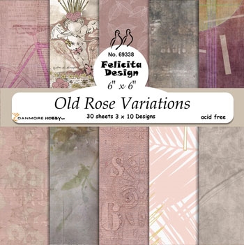 Felicita Design Old Rose Variations 15x15cm 3x10 design 200g